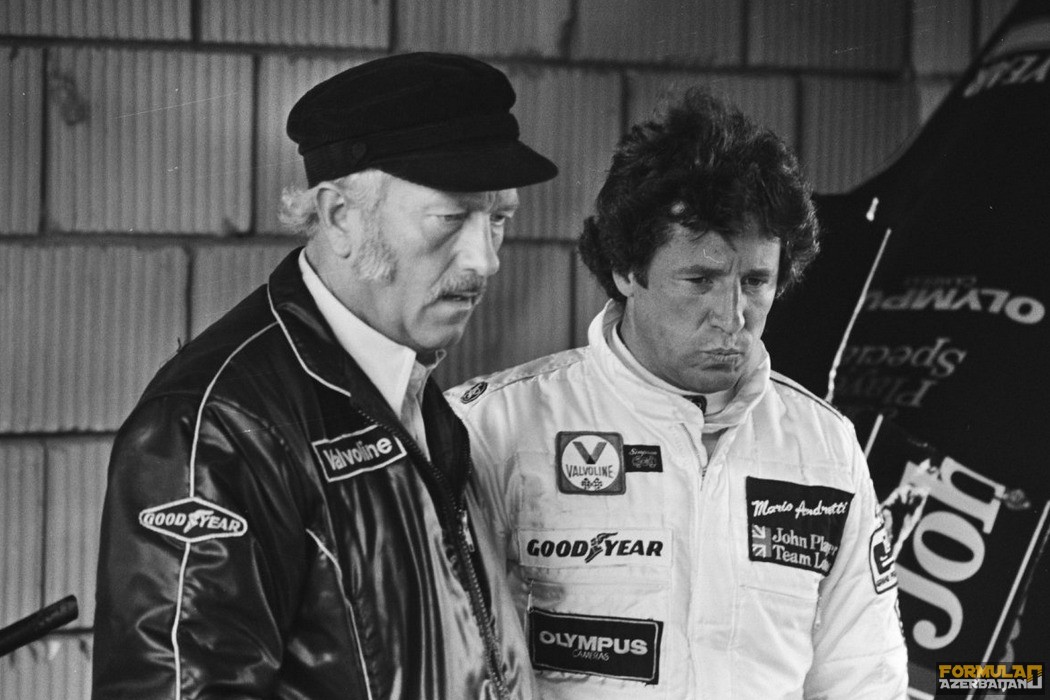 Mario Andretti & Colin Chapman