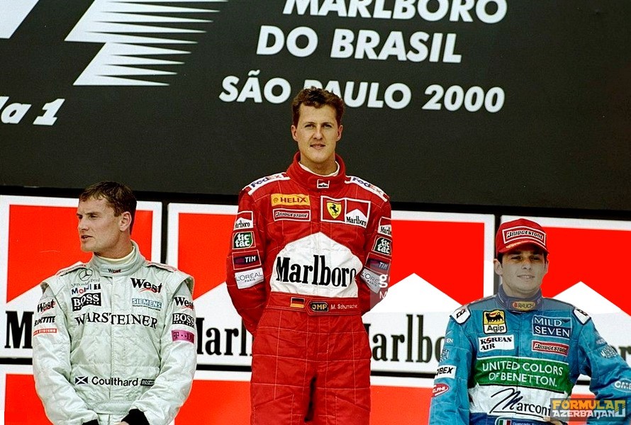 Michael Schumacher, David Coulthard, Giancarlo Fisichella