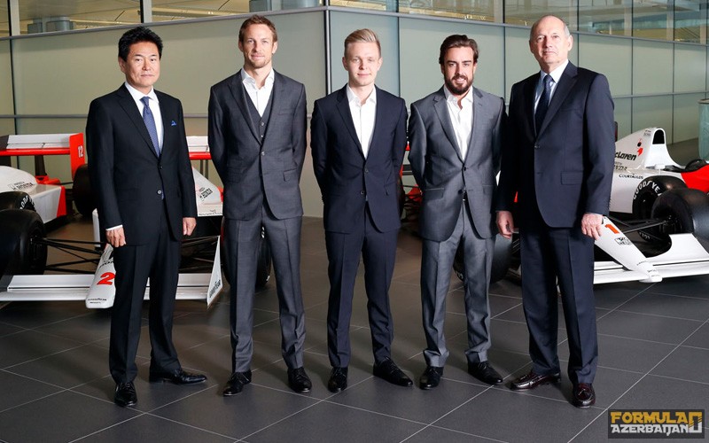 Yasuhira Arai, Jenson Button, Kevin Magnussen, Fernando Alonso, Ron Dennis, McLaren,