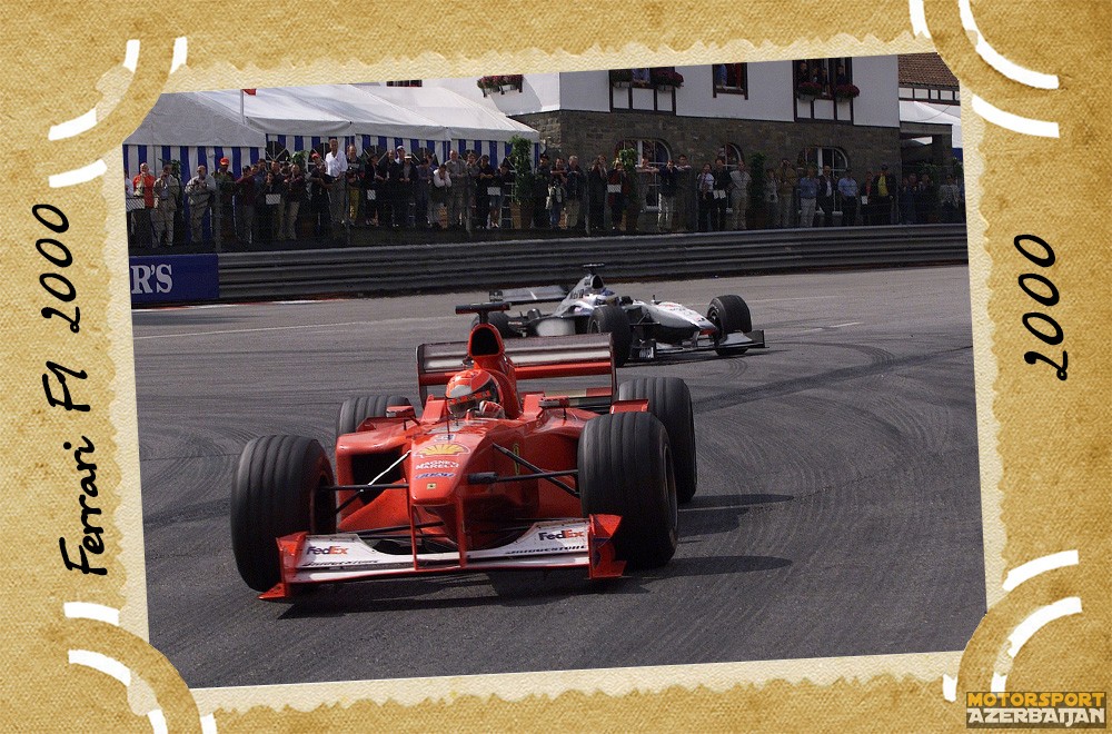 Ferrari, Scuderia Ferrari, Ferrari F1 2000, 2000, Michael Schumacher, Rubens Barricello