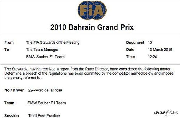 P.de la Rosa və X.Algersuari cərimə olunublar