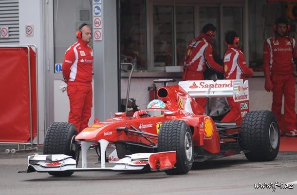 F.Alonso F150-ni yoxlayıb
