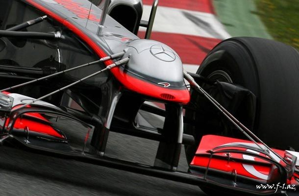 McLaren-in qeyri-adi burun elementi