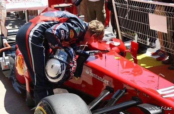 S.Fettel Ferrari-nin kokpitində nə görmək istəyirdi?