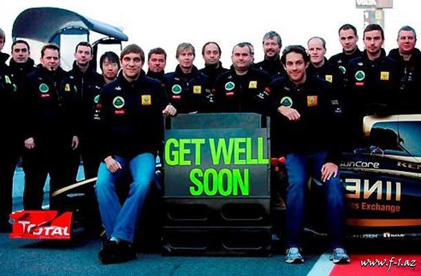 Test iştirakçıları R.Kubitsaya salam göndəriblər