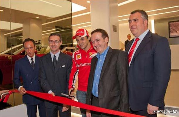 F.Massa Londonda Ferrari Atelyesini açıb