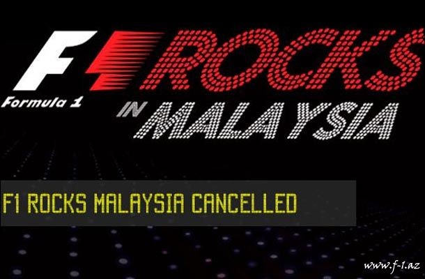 F1 Rocks-un Malayziya konserti təxirə salınıb