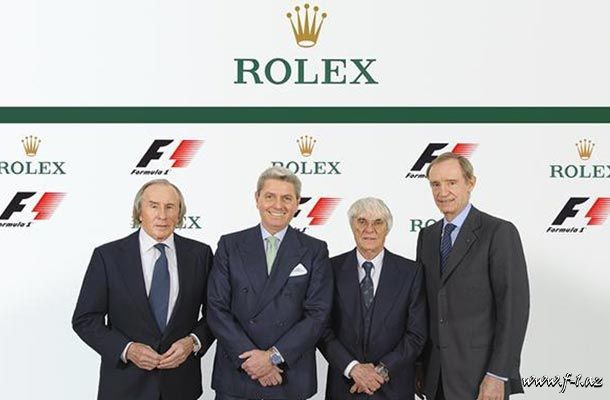 Rolex şirkəti Formula1-in rəsmi saniyəölçənidir