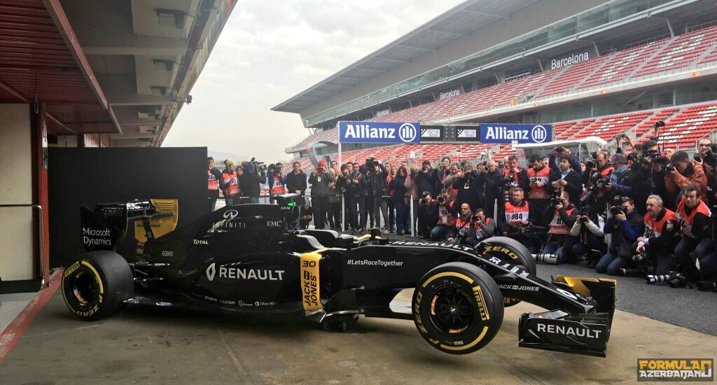 Barcelona: Renault RS16 təqdim edilib