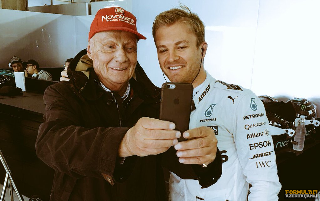 N.Lauda: “Rosberq Ferrari-də ikinci sürücü olacaq”