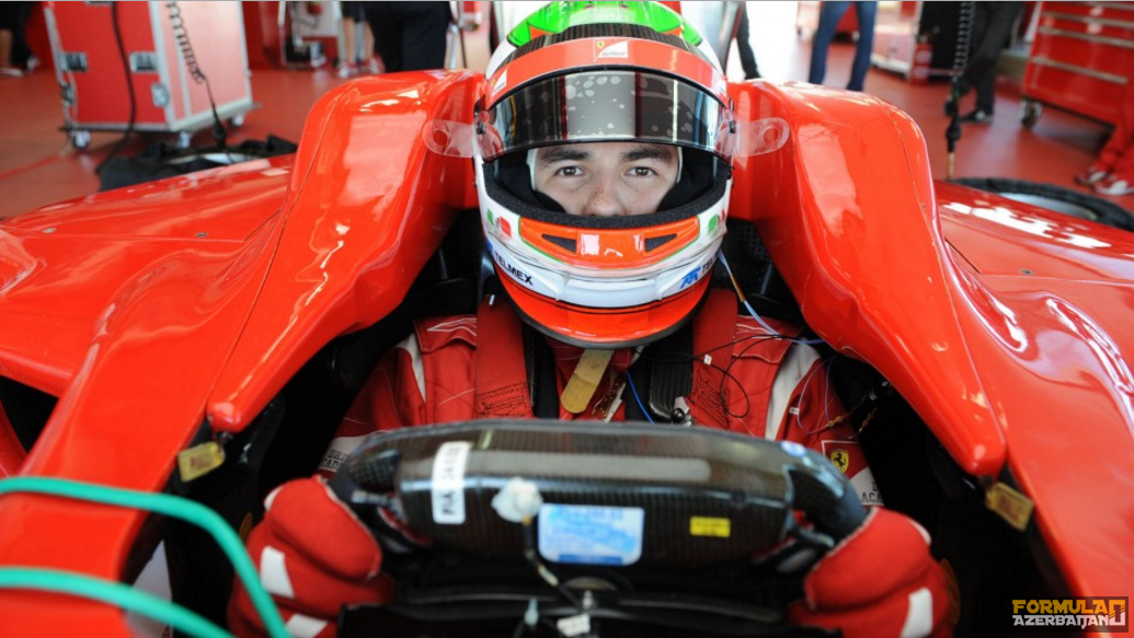 S.Peres: “Ferrari-də yarışmaq hər sürücünün arzusudur”
