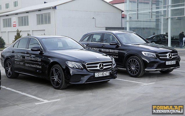 Mercedes-Benz avtomobillərinin test drayvı (video)