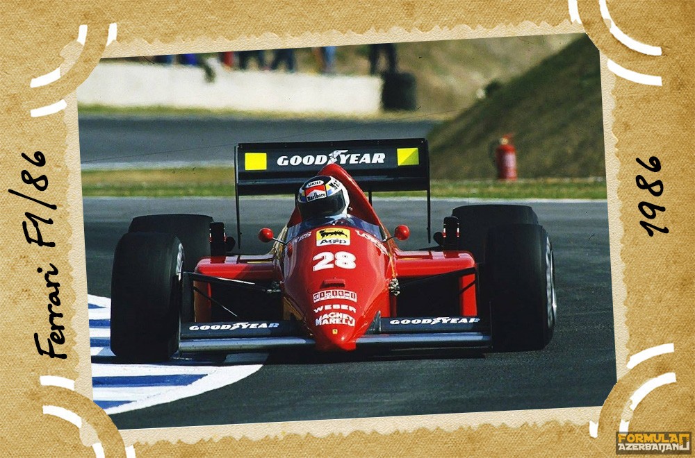 Ferrari-nin təkamülü (1950-2016-cı illər): 37-ci yazı – Ferrari F1/86
