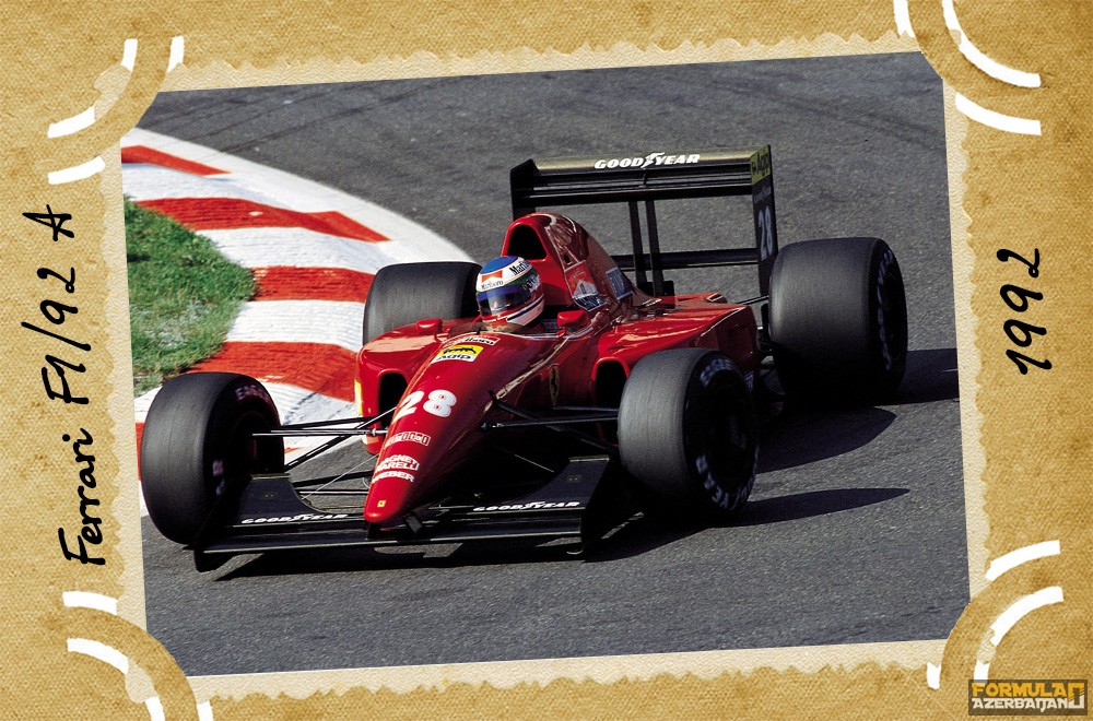 Ferrari-nin təkamülü (1950-2016-cı illər): 42-ci yazı – Ferrari F1/92 A