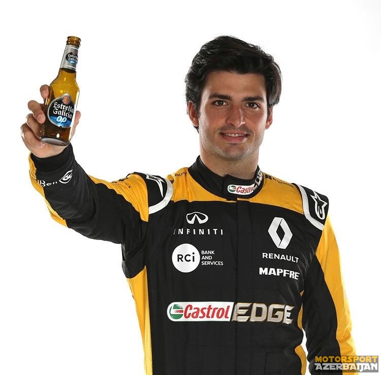 Renault komandası K.Saynsın sponsoru ilə müqaviləni uzadıb