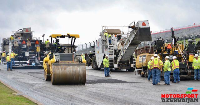 Ostin trasında asfaltlama işləri aparılır Ostin trasında asfaltlama işləri aparılır