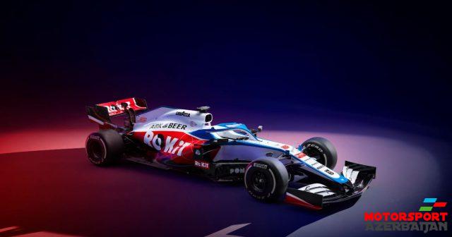 Williams rəngli FW43-ü təqdim edib