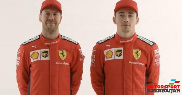 Ferrari və Red Bull yeni kombinezonlarını göstəriblər Ferrari və Red Bull yeni kombinezonlarını göstəriblər