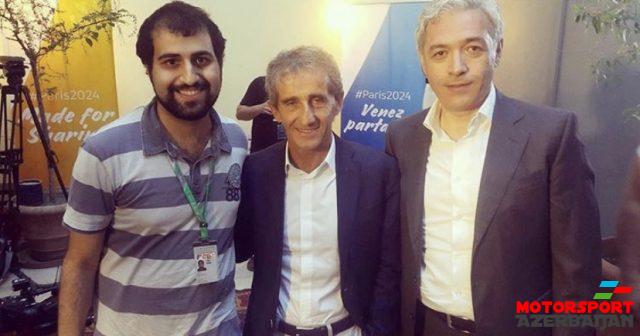 Alen Prostla Fransa səfirliyində görüş Alen Prostla Fransa səfirliyində görüş