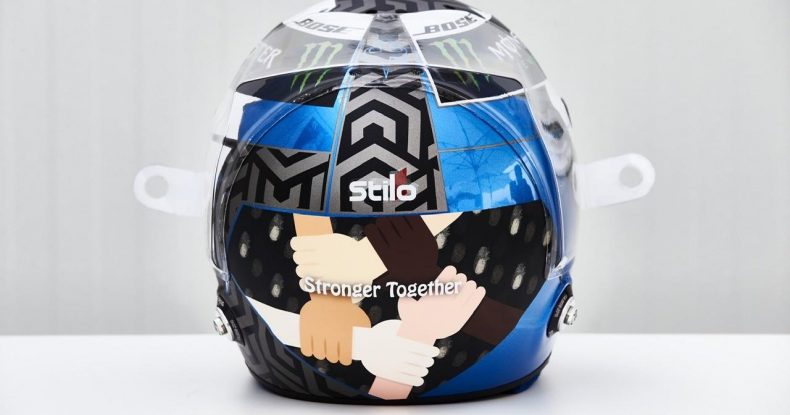 Bottas da dəbilqəsində dəyişiklik edib