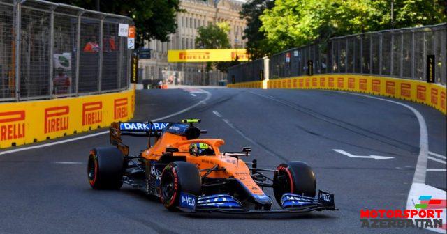 L.Norris: Az qala qəza edirdim L.Norris: Az qala qəza edirdim