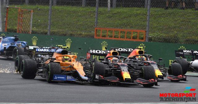 M.Ferstappen: Yenə Mercedes məni vurdu M.Ferstappen: Yenə Mercedes məni vurdu