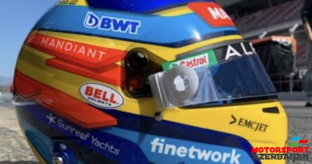 Alonso və Peres dəbilqələrini təqdim ediblər Alonso və Peres dəbilqələrini təqdim ediblər