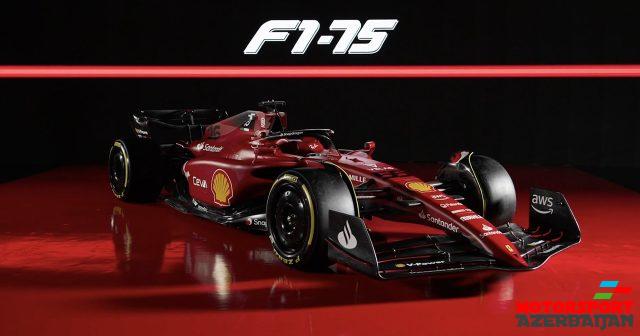 Ferrari F1-75-i gün üzünə çıxarıb