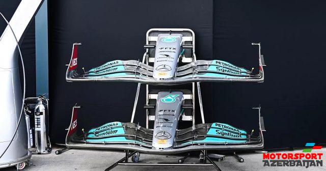 Mercedes yeni ön qanadla gəlib Mercedes yeni ön qanadla gəlib