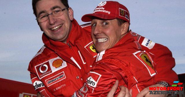 M.Binotto: Şumaxerdən çox şey öyrəndim M.Binotto: Şumaxerdən çox şey öyrəndim