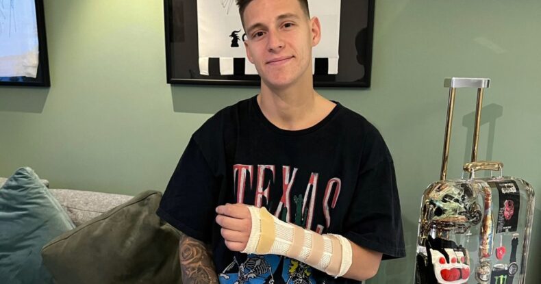 F.Kuartararo qolunu qırıb