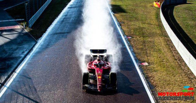 Ferrari yağış təkərlərinin testlərinə başlayıb Ferrari yağış təkərlərinin testlərinə başlayıb