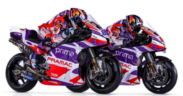 Pramac Ducati rəng çalarını təqdim edib Pramac Ducati rəng çalarını təqdim edib