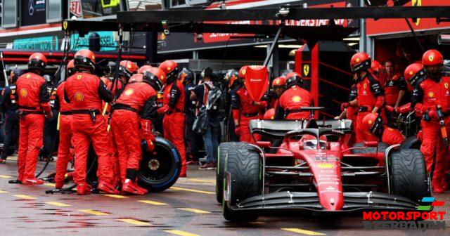 Ferrari mexanikləri pit-stop məşqləri ediblər Ferrari mexanikləri pit-stop məşqləri ediblər