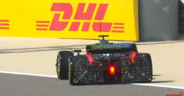 Aston Martin test başlayan kimi problem yaşayıb Aston Martin test başlayan kimi problem yaşayıb