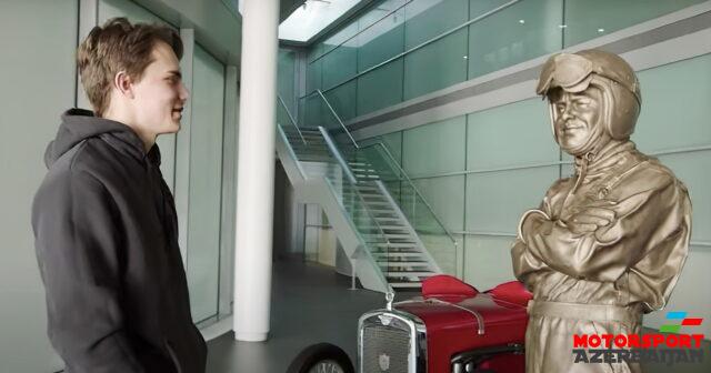 Oskar Piastrinin McLaren-in bazasında ilk günü Oskar Piastrinin McLaren-in bazasında ilk günü