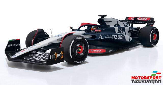 AlphaTauri builki maşının rəng çalarını göstərib AlphaTauri builki maşının rəng çalarını göstərib