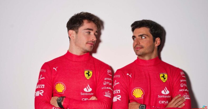 Ferrari sürücüləri dəbilqələrini təqdim ediblər