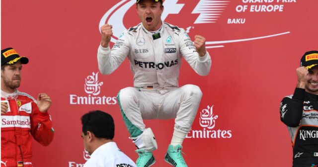 Bakı Şəhər Halqasında yaddaqalan anlar – ilk qalib Niko Rosberq Bakı Şəhər Halqasında yaddaqalan anlar – ilk qalib Niko Rosberq