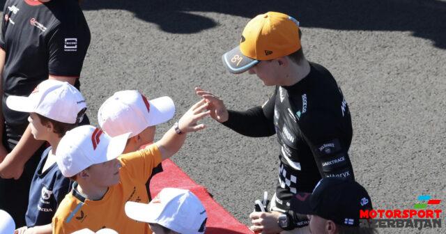 Piastri ev yarışında xal qazandığı üçün xoşbəxtdir Piastri ev yarışında xal qazandığı üçün xoşbəxtdir