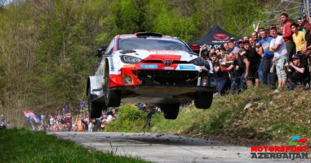 Xorvatiyada Elfin Evans liderliyi ələ alıb Xorvatiyada Elfin Evans liderliyi ələ alıb