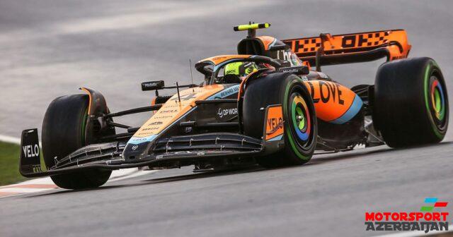 L.Norris ikinci yerdən razıdır. L.Norris ikinci yerdən razıdır.