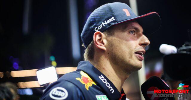 M.Ferstappen podium gözləmir M.Ferstappen podium gözləmir