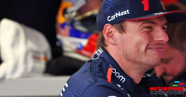 M.Ferstappen: İkinci sərbəst yürüşlər meyar deyil M.Ferstappen: İkinci sərbəst yürüşlər meyar deyil